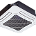 Стандартный 4-х поточный кассетный внутренний блок VRF-систем Energolux SMZC36V2AI
